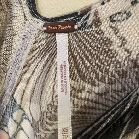 NWT Free People Cold Shoulder Top - Picture 3 of 7